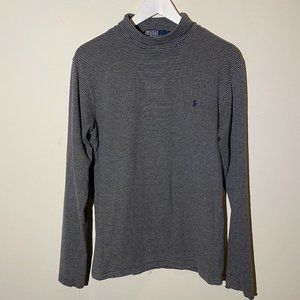 Polo by Ralph Lauren Black and White Striped Top